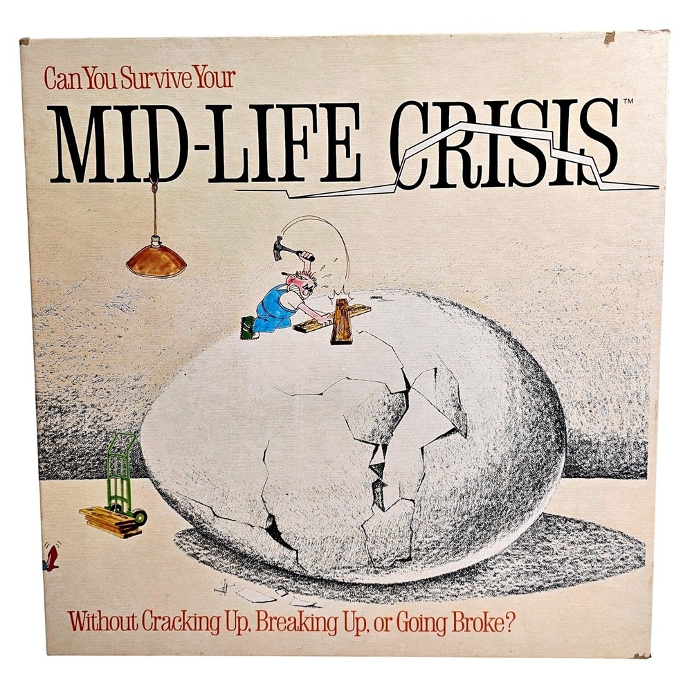 The Game Works Mid-Life Crisis Board Game 1982 Vintage Strategy VTG